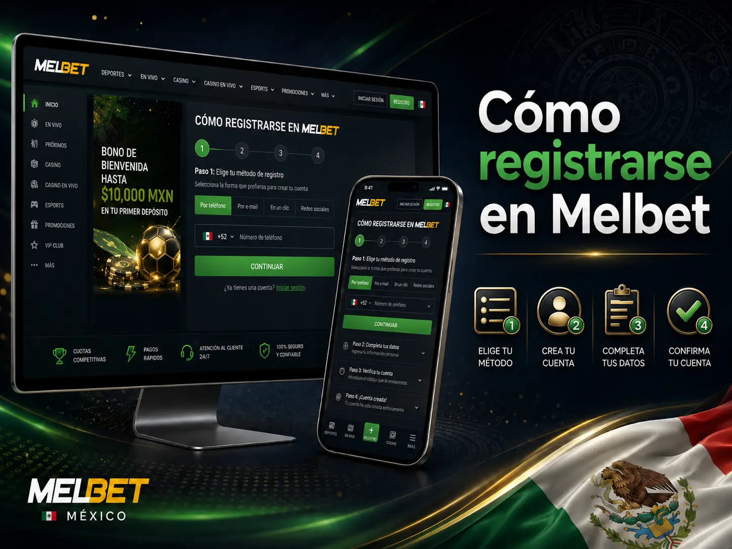 Cómo Registrarse en Melbet México