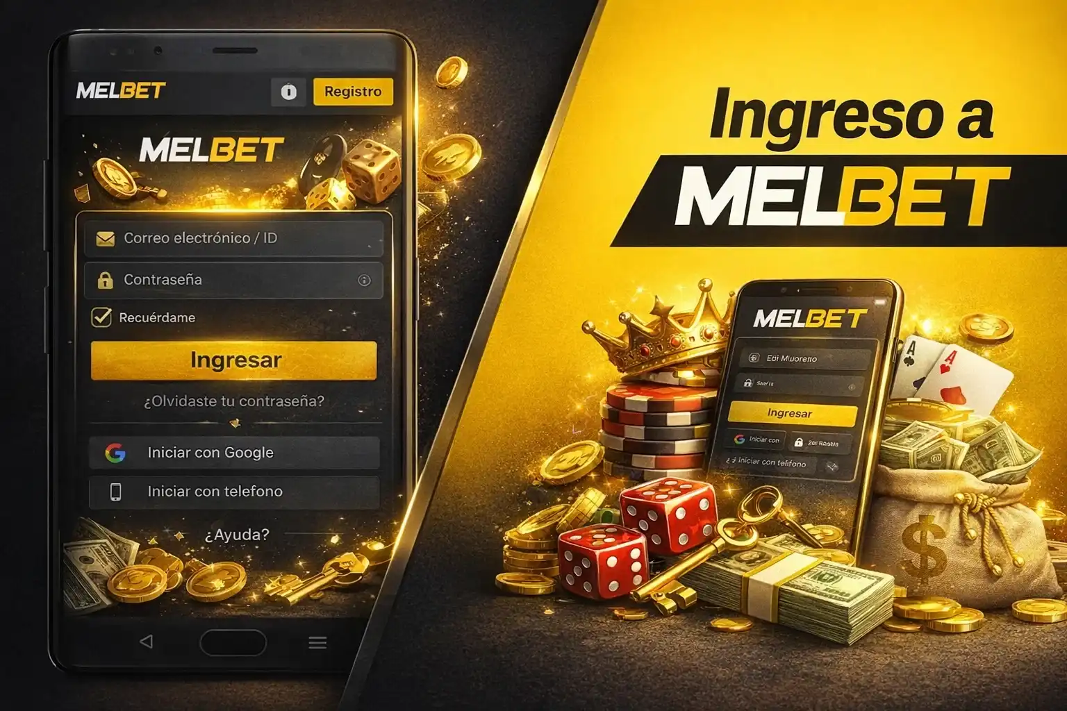 Sección de casino en línea de Melbet para México