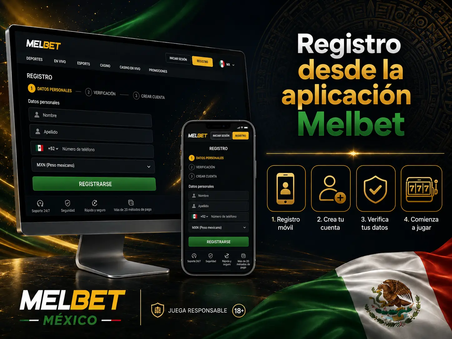 Registro Desde la Aplicación Melbet