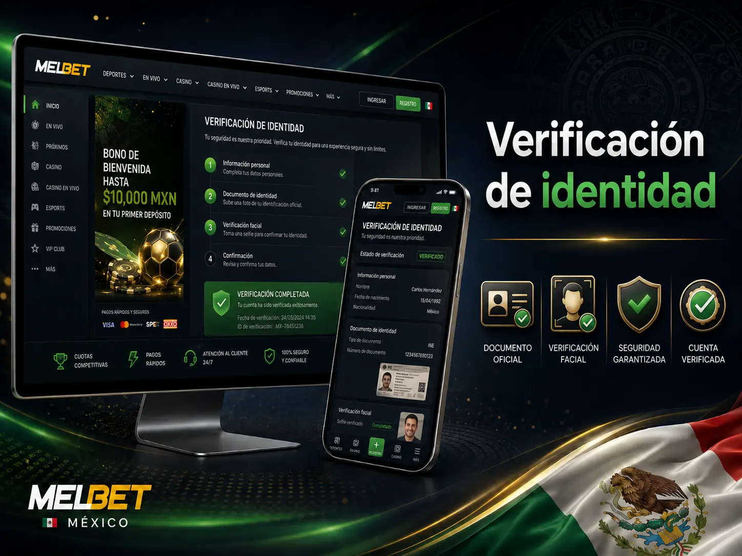 Verificación de Identidad casino MX