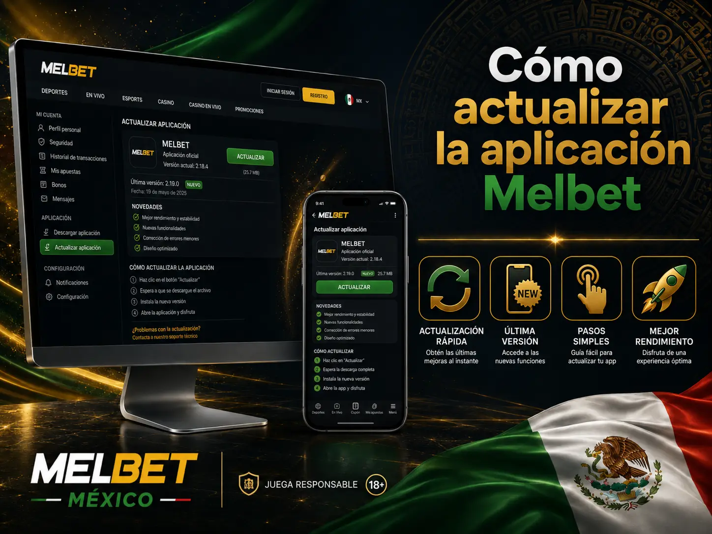 Cómo Actualizar la Aplicación Melbet