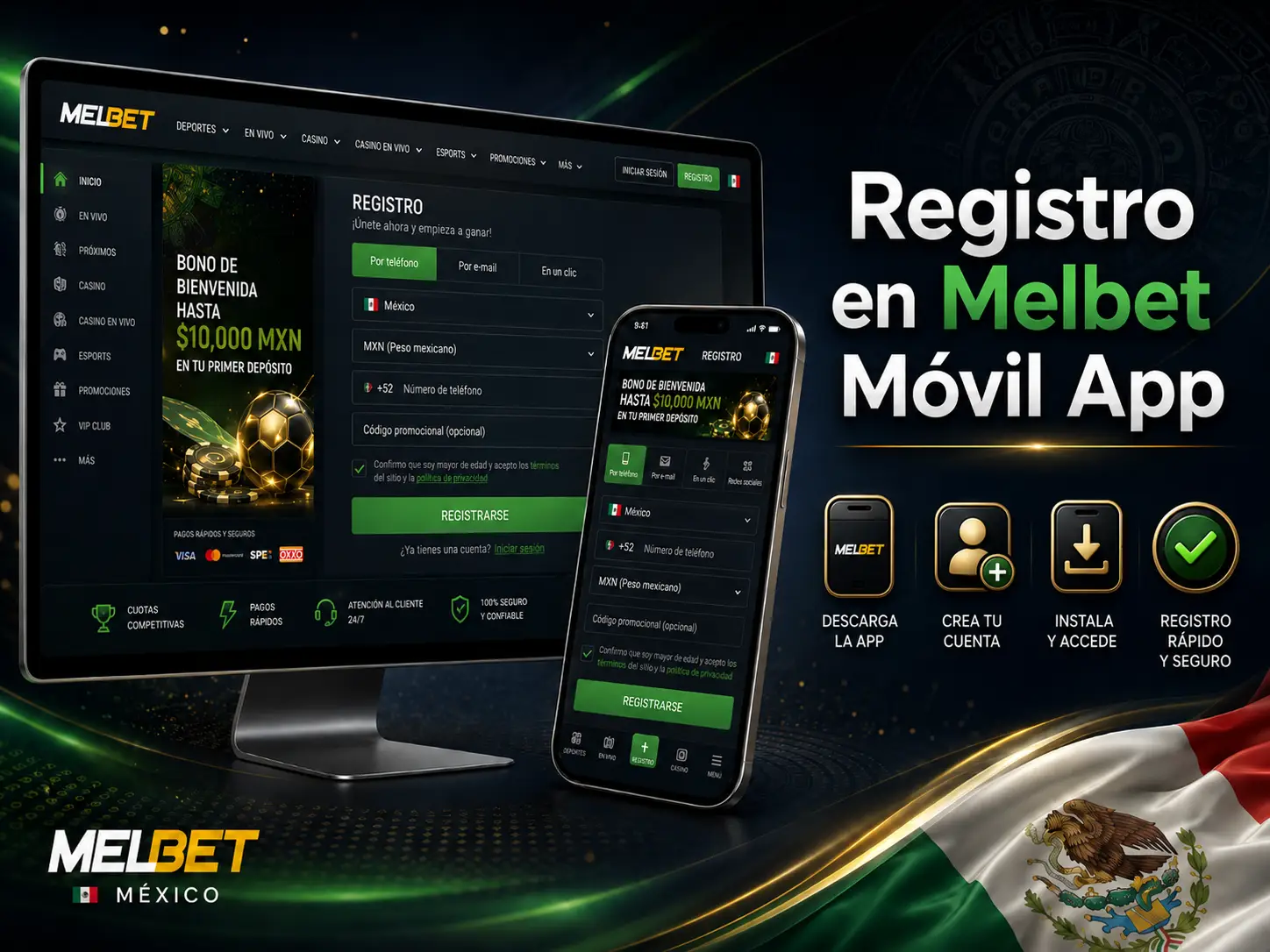 Registro en Melbet Desde el Móvil