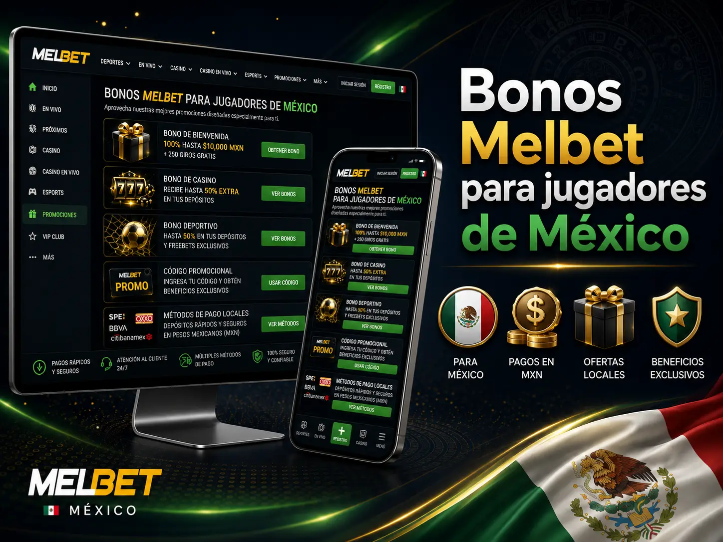 Bonos Melbet para Jugadores de México