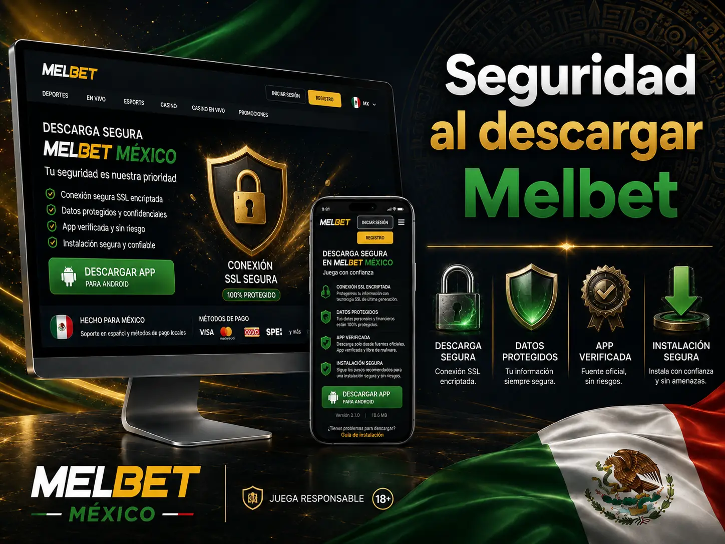 Seguridad al Descargar Melbet