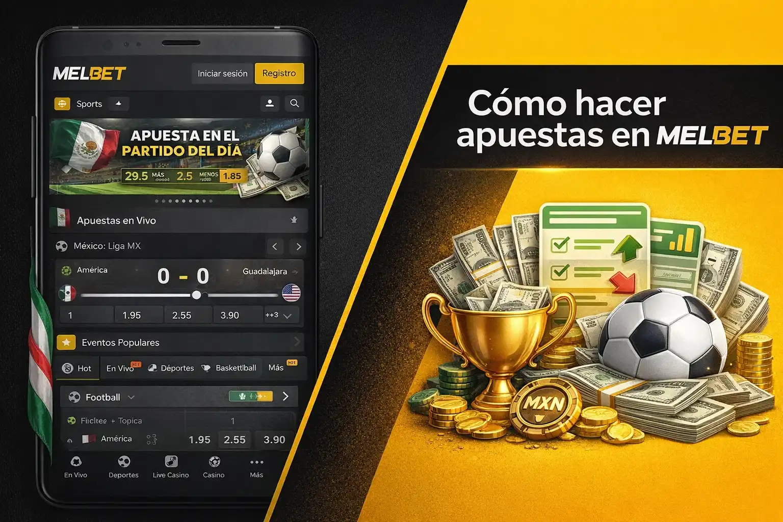 Realización de apuestas en Melbet: guía práctica